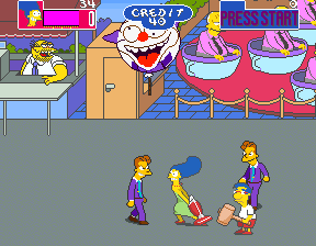 The Simpsons (2 Players World, set 2) Screenthot 2